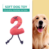 Aultruisme Soft dog toy number "2"