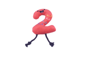 Aultruisme Soft dog toy number "2"