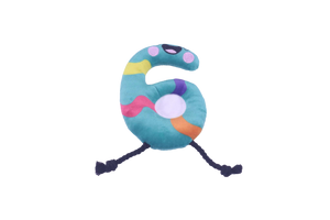 Aultruisme Soft dog toy number "6"